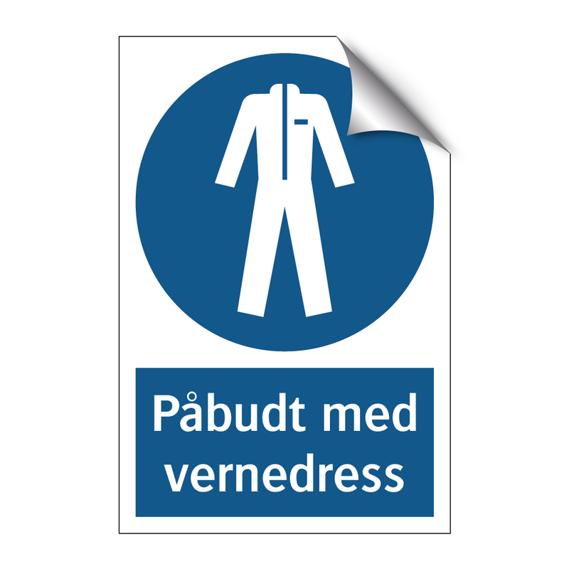 Påbudt med Vernedress