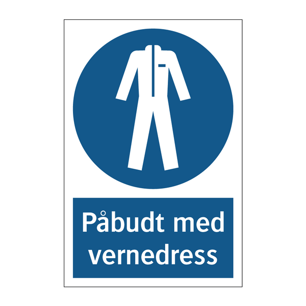Påbudt med Vernedress
