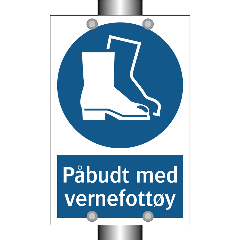 Påbudt med Vernefottøy