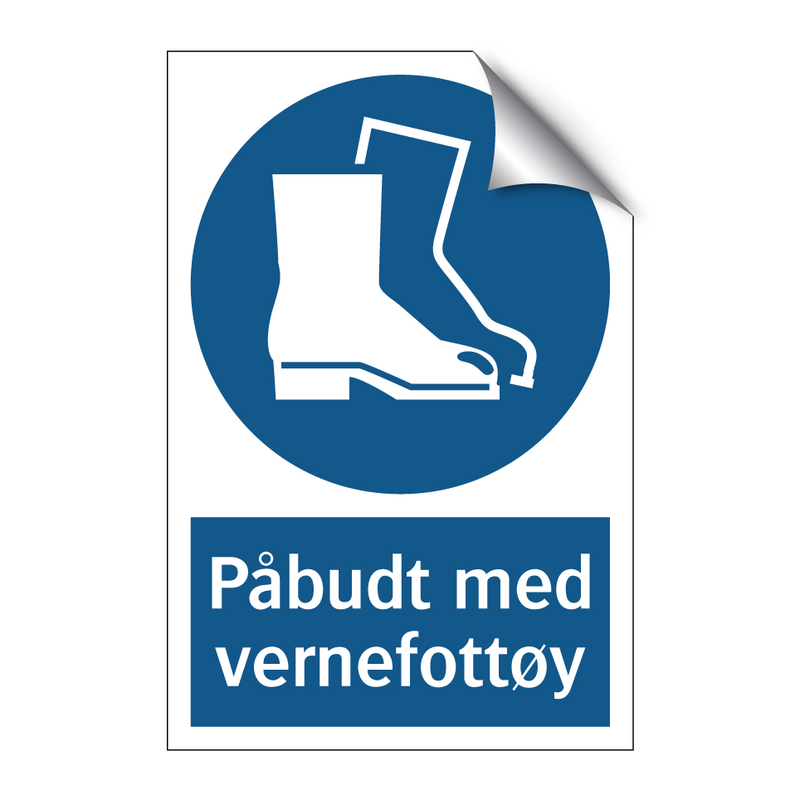 Påbudt med Vernefottøy