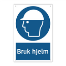 Bruk hjelm