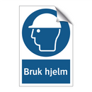 Bruk hjelm