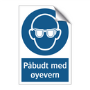 Påbudt med øyevern