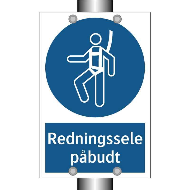 Redningssele påbudt