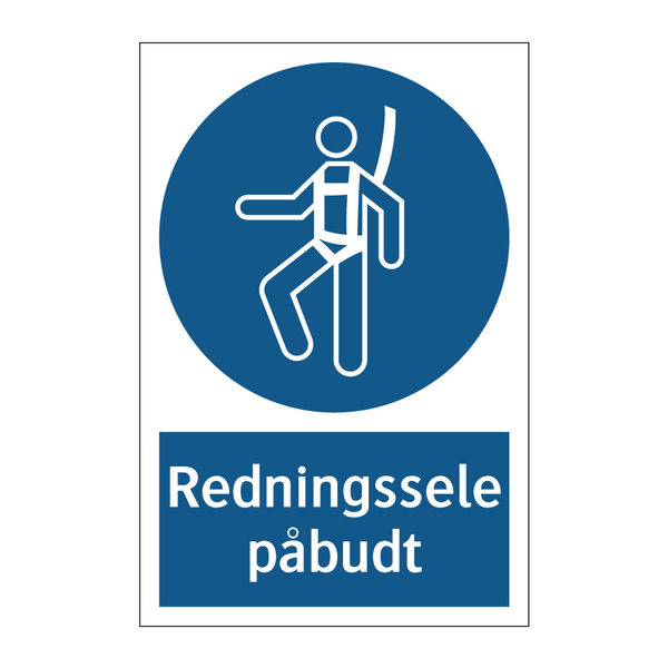 Redningssele påbudt