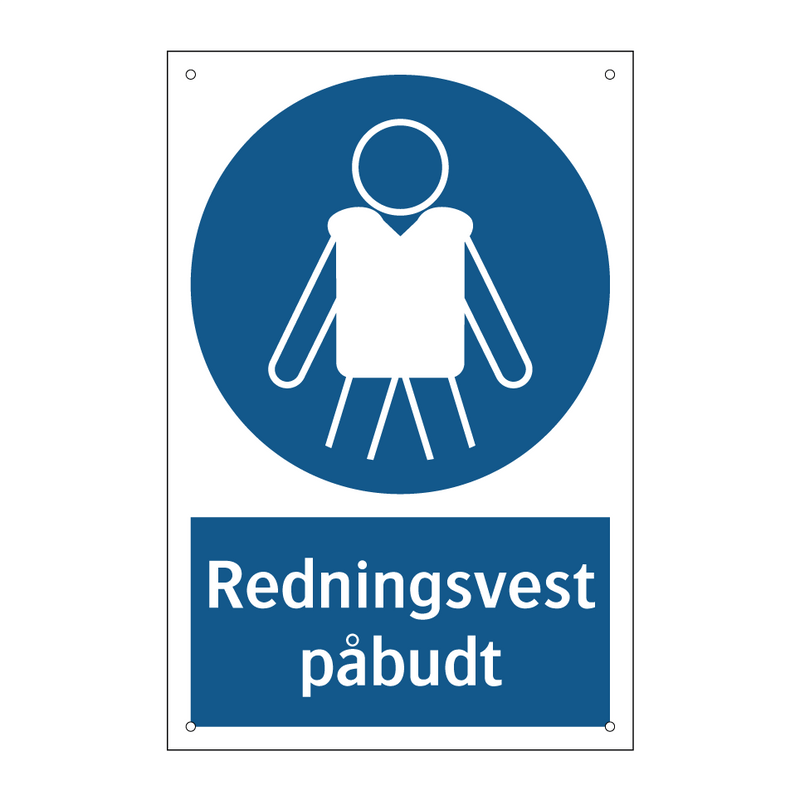 Redningsvest påbudt
