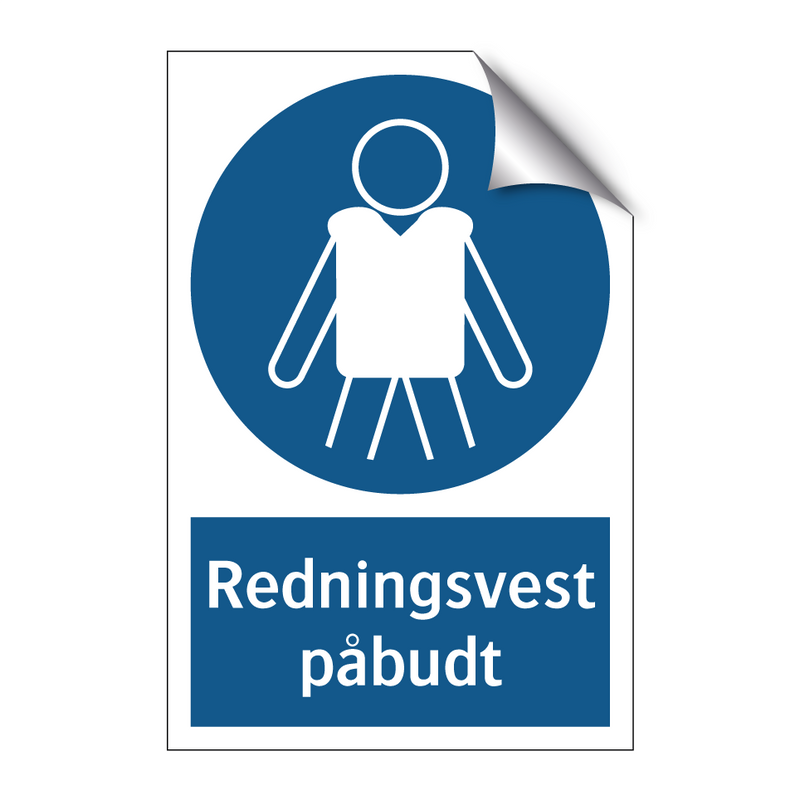 Redningsvest påbudt