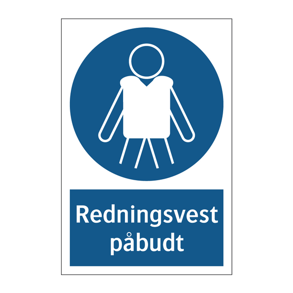 Redningsvest påbudt