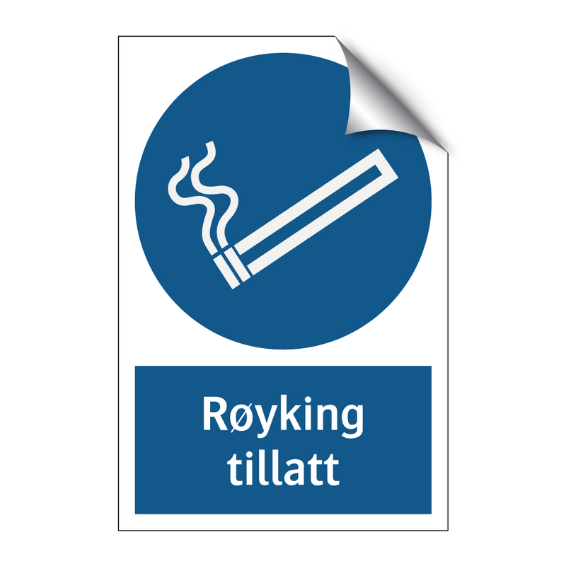 Røyking tillatt