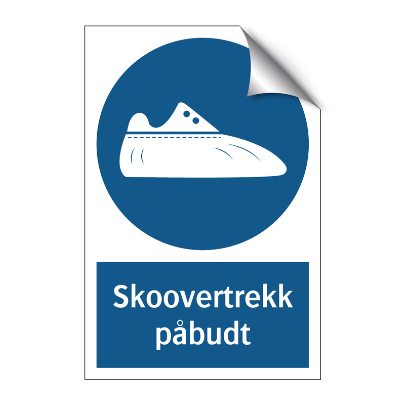 Skoovertrekk påbudt