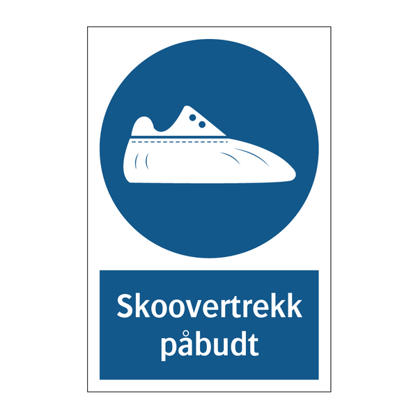 Skoovertrekk påbudt
