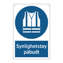 Synlighetstøy påbudt