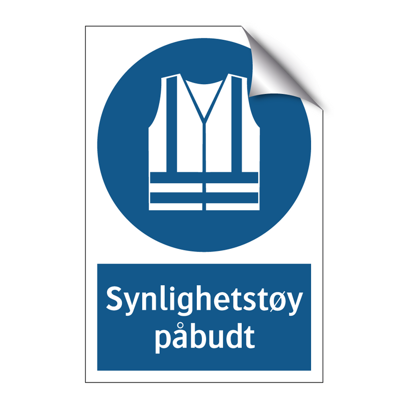 Synlighetstøy påbudt