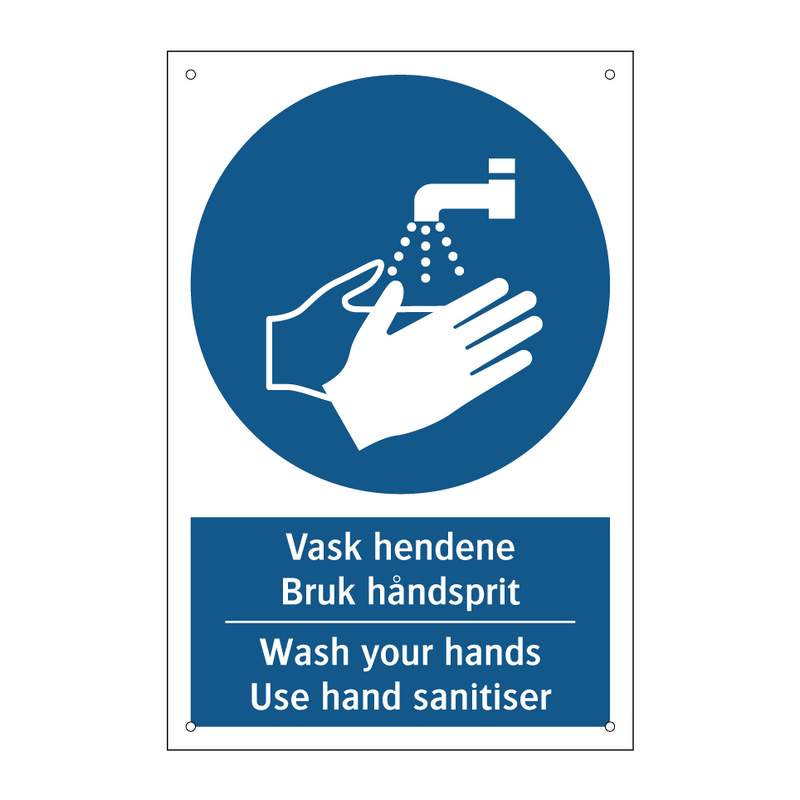 Vask hendene bruk håndsprit & Vask hendene bruk håndsprit & Vask hendene bruk håndsprit