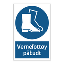 Vernefottøy påbudt