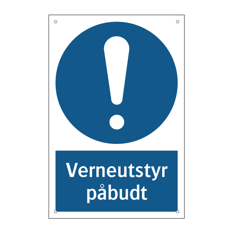 verneutstyr påbudt & verneutstyr påbudt & verneutstyr påbudt & verneutstyr påbudt