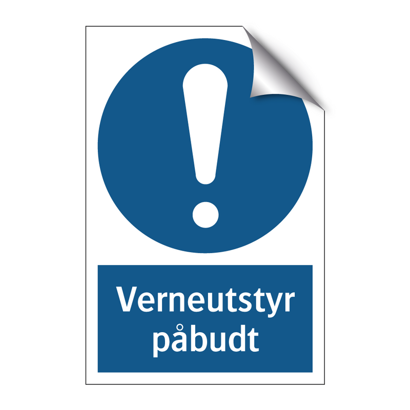 verneutstyr påbudt & verneutstyr påbudt & verneutstyr påbudt & verneutstyr påbudt