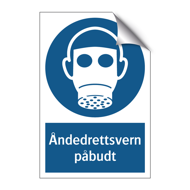 Åndedrettsvern påbudt