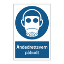 Åndedrettsvern påbudt