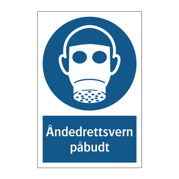 Åndedrettsvern påbudt