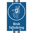 Bruk fallsikring