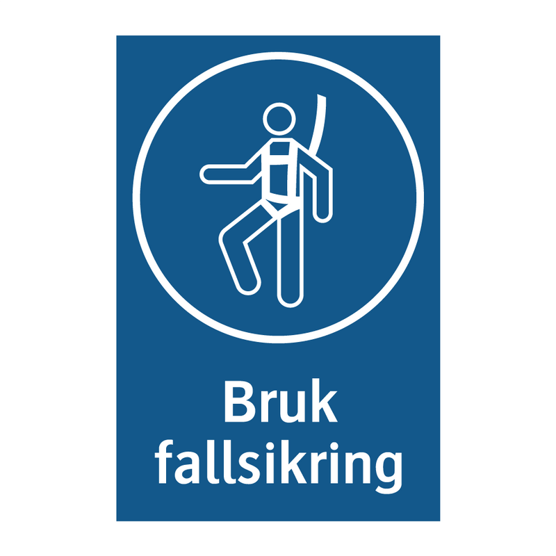 Bruk fallsikring