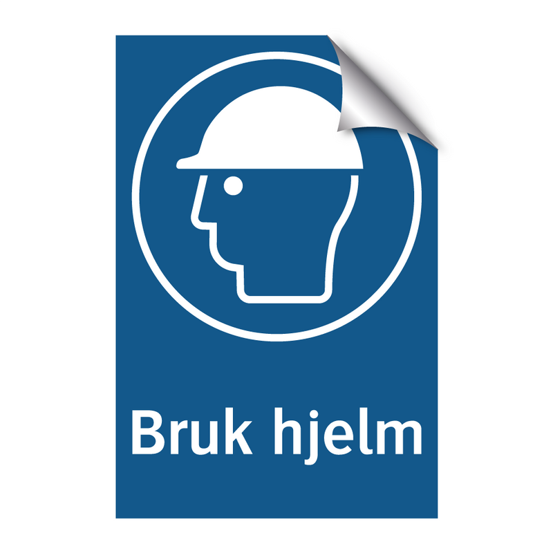 Bruk hjelm