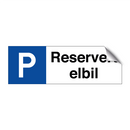 Reservert elbil & Reservert elbil & Reservert elbil & Reservert elbil & Reservert elbil