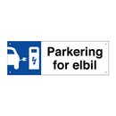 Parkering for elbil & Parkering for elbil & Parkering for elbil & Parkering for elbil