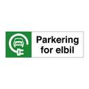 Parkering for elbil & Parkering for elbil & Parkering for elbil & Parkering for elbil
