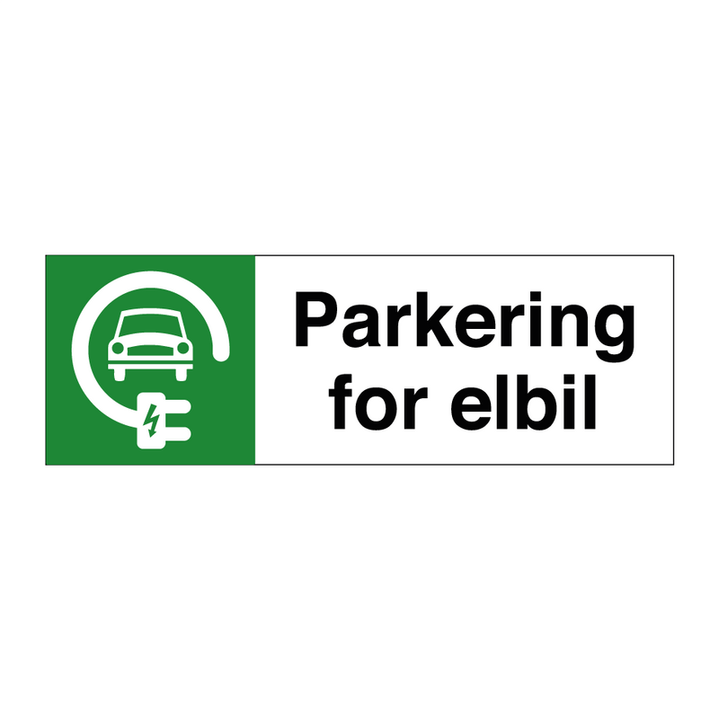 Parkering for elbil & Parkering for elbil & Parkering for elbil & Parkering for elbil