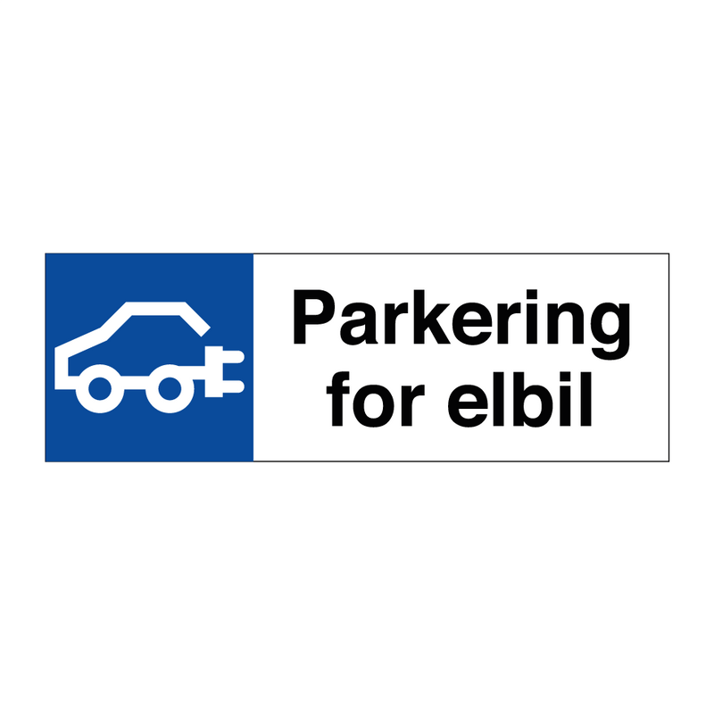 Parkering for elbil & Parkering for elbil & Parkering for elbil & Parkering for elbil