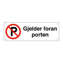 Gjelder foran porten & Gjelder foran porten & Gjelder foran porten & Gjelder foran porten