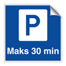 Maks 30 min & Maks 30 min & Maks 30 min & Maks 30 min
