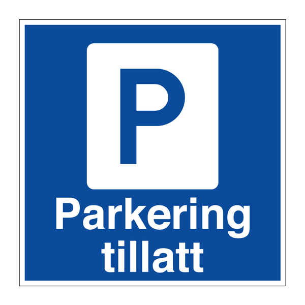 Parkering tillatt & Parkering tillatt & Parkering tillatt & Parkering tillatt & Parkering tillatt