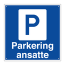 Parkering ansatte & Parkering ansatte & Parkering ansatte & Parkering ansatte & Parkering ansatte
