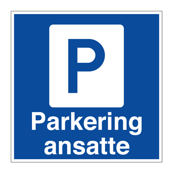 Parkering ansatte & Parkering ansatte & Parkering ansatte & Parkering ansatte & Parkering ansatte
