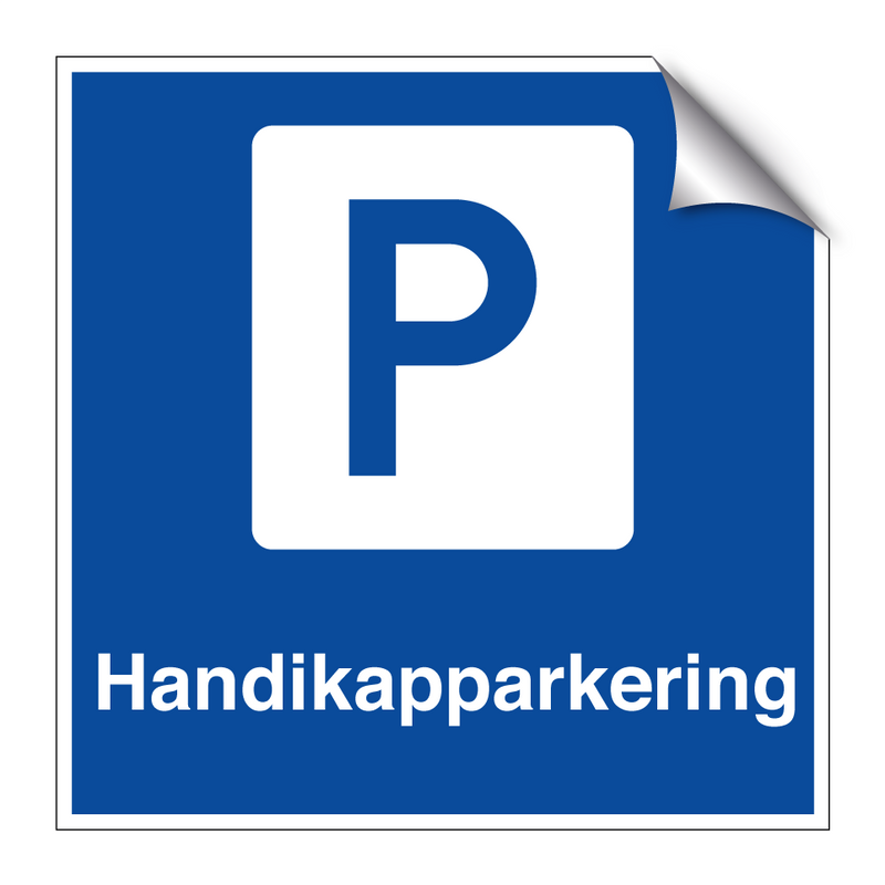 Handikapparkering & Handikapparkering & Handikapparkering & Handikapparkering