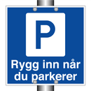 Rygg inn når du parkerer & Rygg inn når du parkerer & Rygg inn når du parkerer