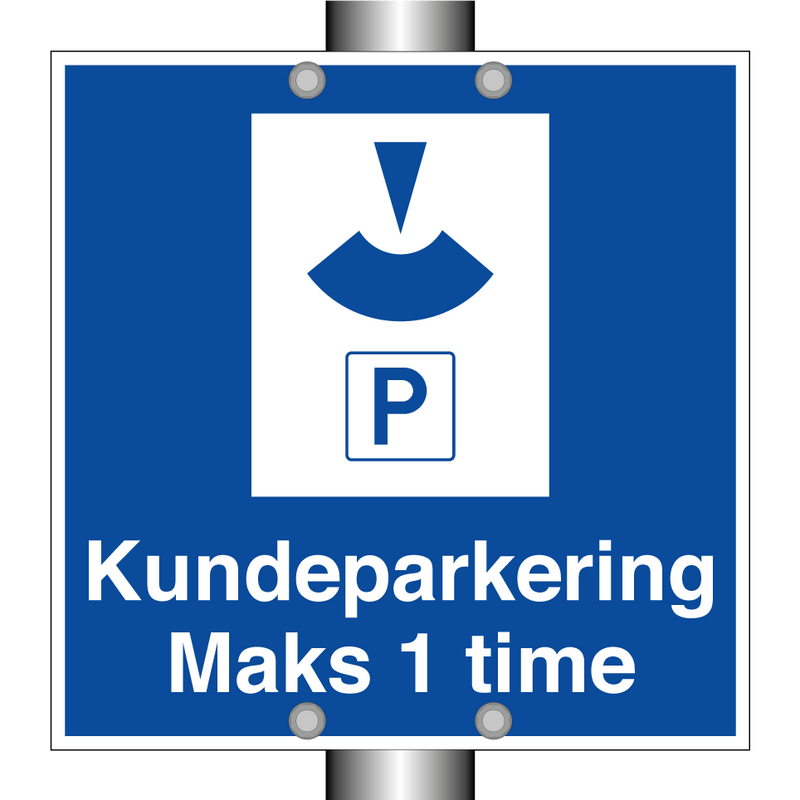 Kundeparkering maks 1 time & Kundeparkering maks 1 time & Kundeparkering maks 1 time