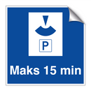 Maks 15 min & Maks 15 min & Maks 15 min & Maks 15 min