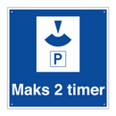 Maks 2 timer & Maks 2 timer & Maks 2 timer & Maks 2 timer & Maks 2 timer & Maks 2 timer