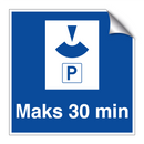 Maks 30 min & Maks 30 min & Maks 30 min & Maks 30 min