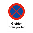 Gjelder foran porten & Gjelder foran porten & Gjelder foran porten & Gjelder foran porten