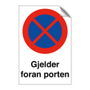 Gjelder foran porten & Gjelder foran porten & Gjelder foran porten & Gjelder foran porten