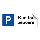 Kun for beboere & Kun for beboere & Kun for beboere & Kun for beboere & Kun for beboere