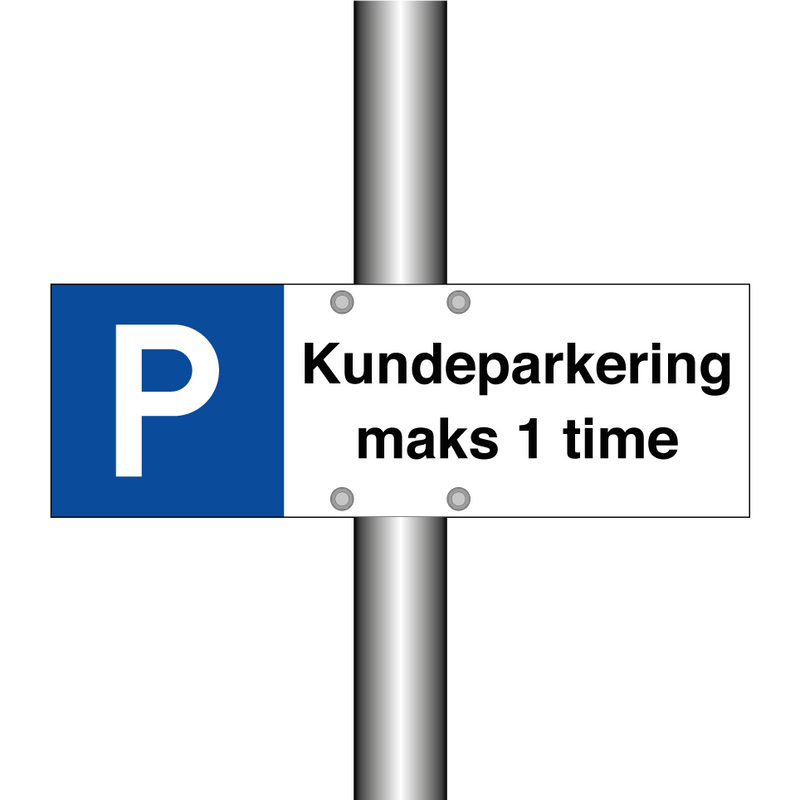 Kundeparkering maks 1 time & Kundeparkering maks 1 time & Kundeparkering maks 1 time