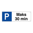 Maks 30 min & Maks 30 min & Maks 30 min & Maks 30 min & Maks 30 min & Maks 30 min & Maks 30 min