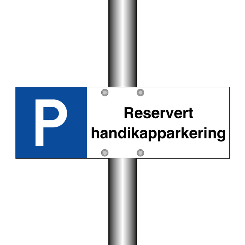 Reservert handikapparkering & Reservert handikapparkering & Reservert handikapparkering