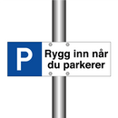 Rygg inn når du parkerer & Rygg inn når du parkerer & Rygg inn når du parkerer